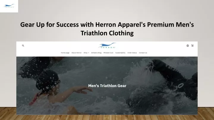 PPT - Men's Triathlon Clothing - Herron Apparel PowerPoint Presentation ...