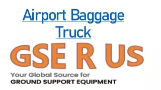 Airport Baggage Truck