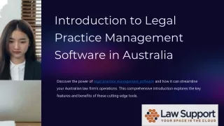 Introduction to Legal Practice Management Software in Australia