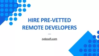 Top Sites to Hire Remote Developers