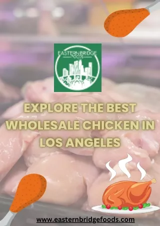 Explore the Best Wholesale Chicken in Los Angeles