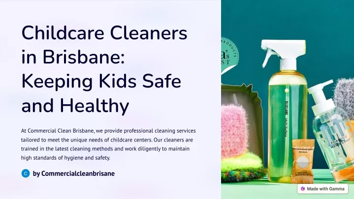 childcare cleaners in brisbane keeping kids safe