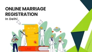 Online Marriage Registration in Delhi