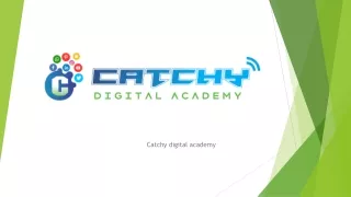 Catchy Digital marketing course with certification in Coimbatore