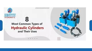 8 Most Common Types of Hydraulic Cylinders and Their Uses