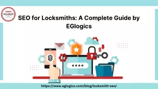 SEO for Locksmiths - A Guide by EGlogics
