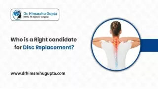 Advanced Disc Replacement Surgery in Jaipur: Restoring Spinal Function with Dr.