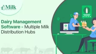Dairy Management Software – Multiple Milk Distribution Hubs