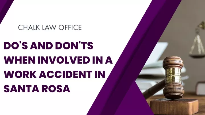 do s and don ts when involved in a work accident