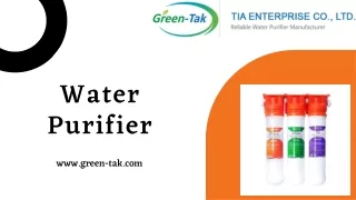 Water Purifier: Ensuring Clean and Safe Drinking Water