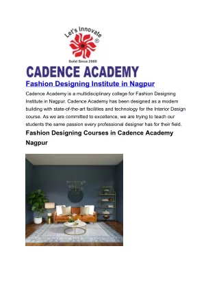 Fashion Designing Institute in Nagpur