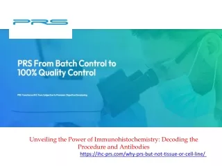 unveiling the power of immunohistochemistry
