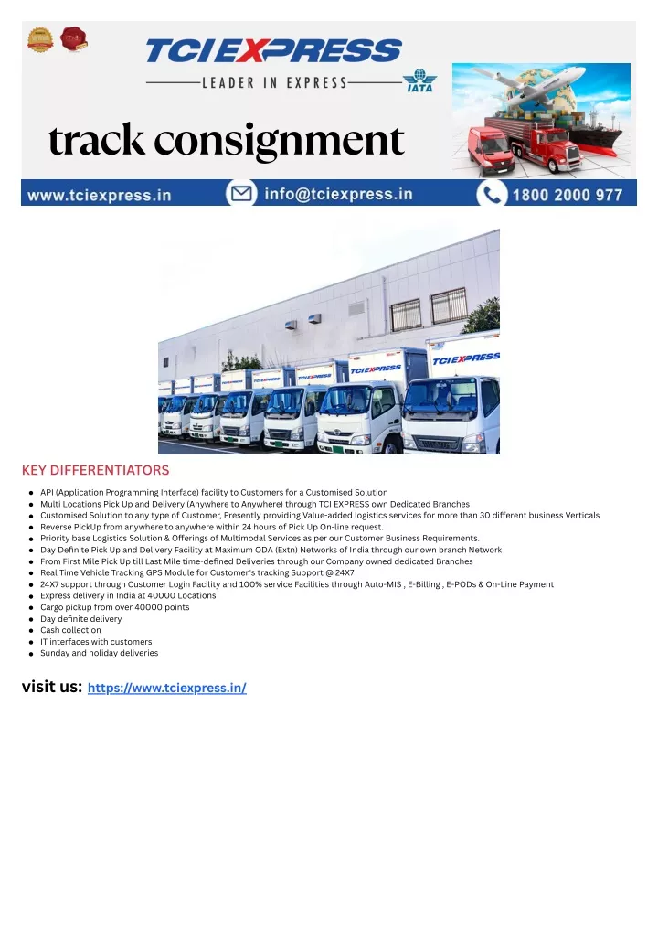 track consignment