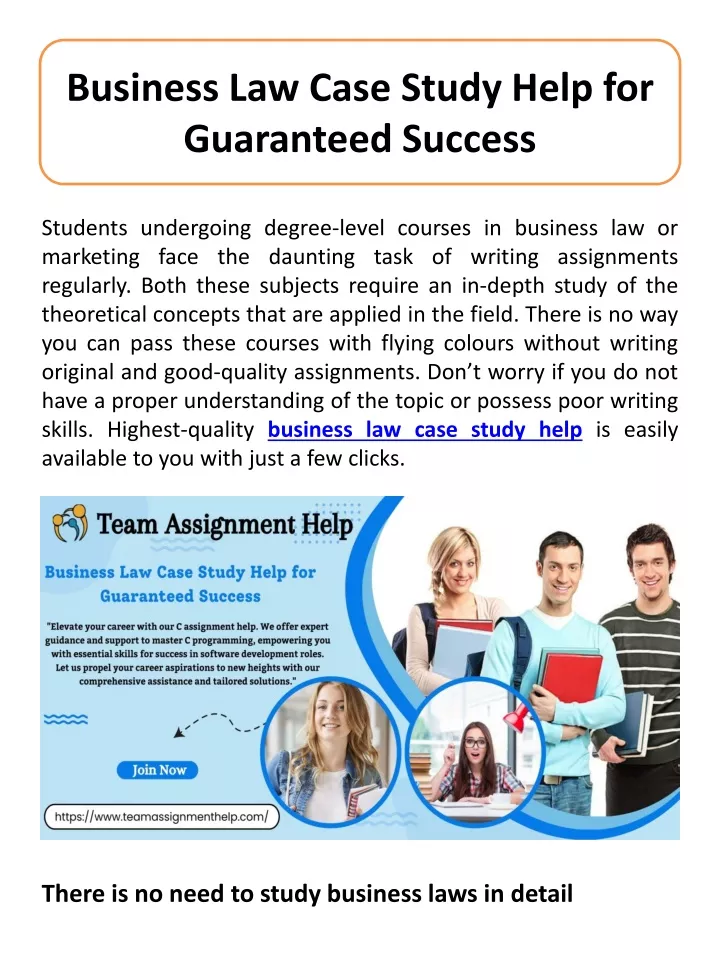 business law case study help for guaranteed