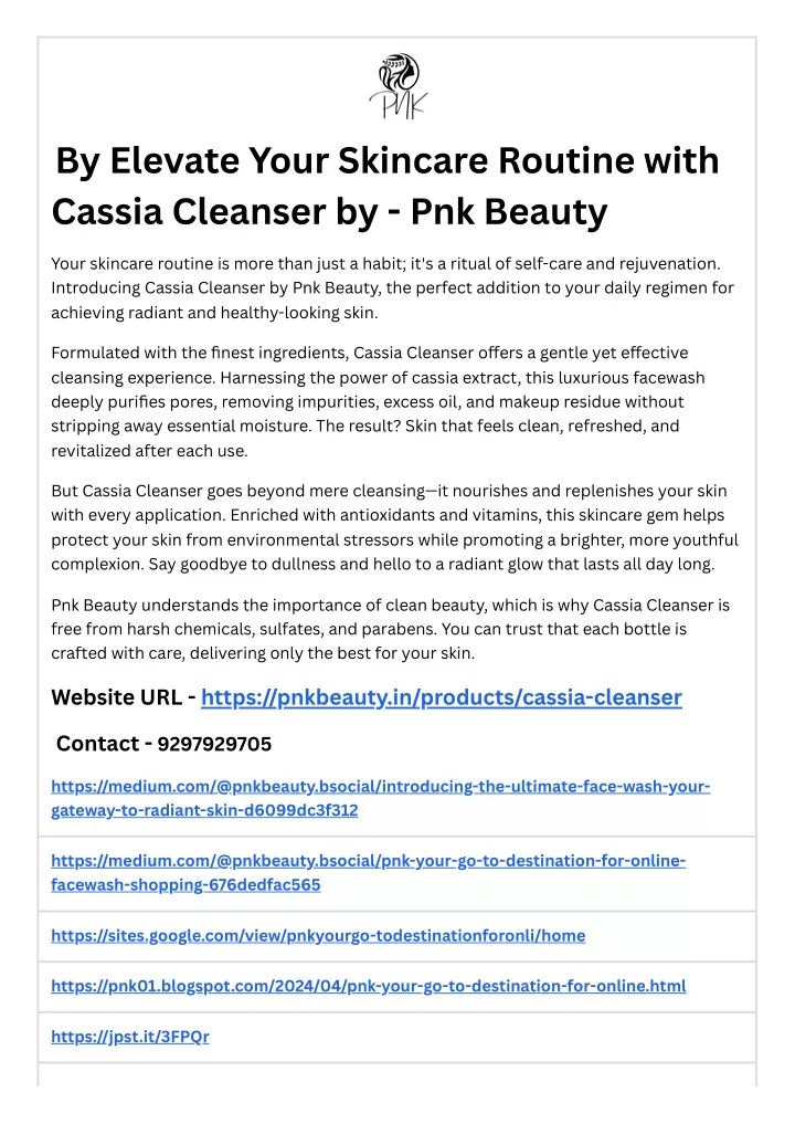 by elevate your skincare routine with cassia