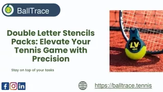 Double Letter Stencils Packs Elevate Your Tennis Game with Precision (1)