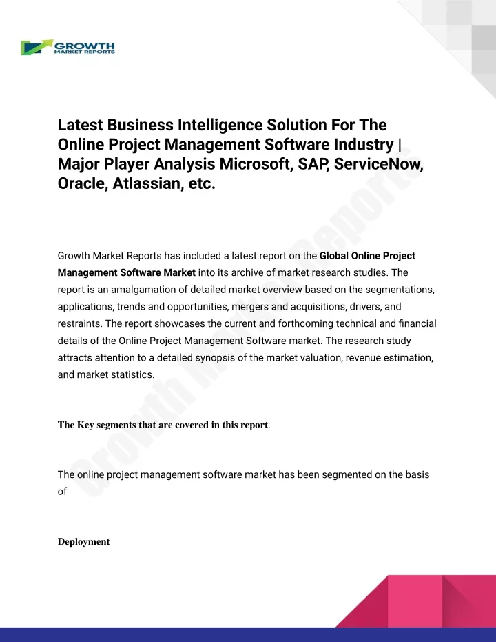 latest business intelligence solution