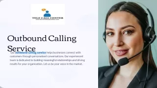 Unlocking Growth Potential: Outbound Calling Service Solutions
