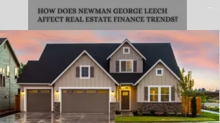 Strategies for Innovative Financing: Lessons From Newman George Leech