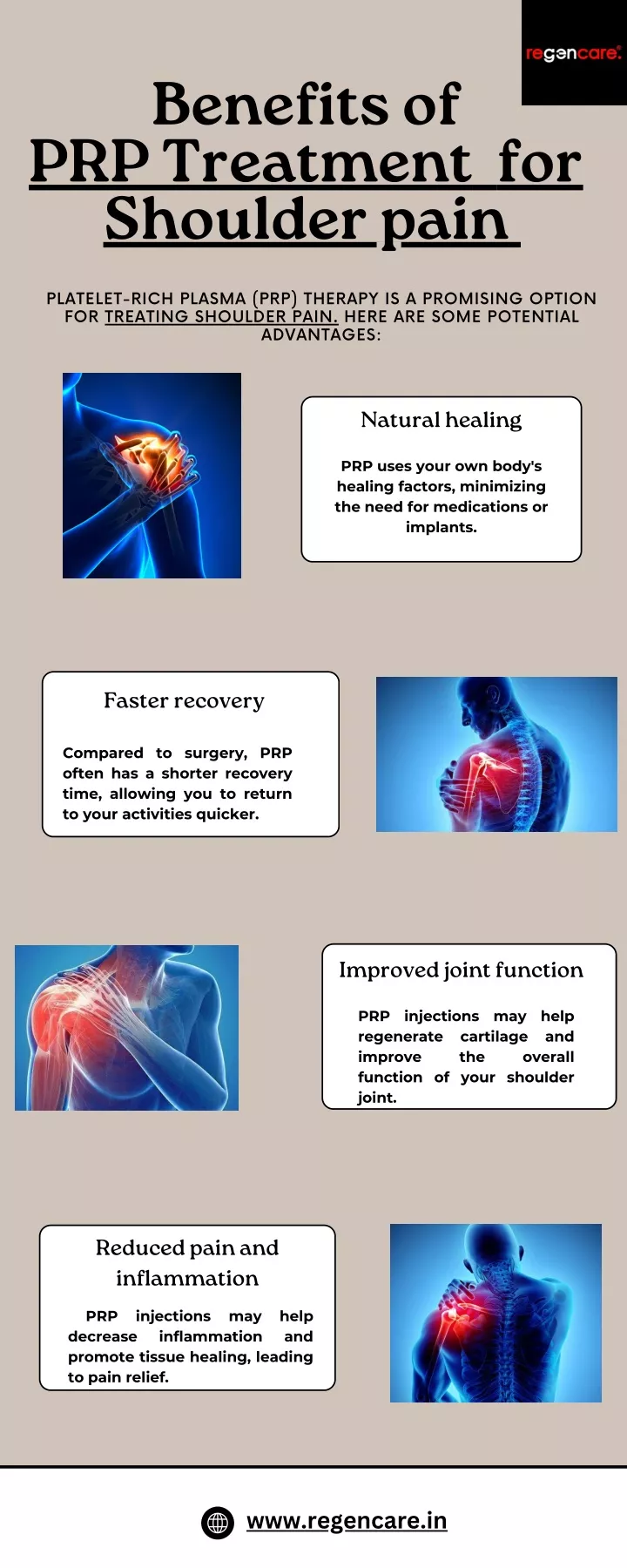 benefits of prp treatment for shoulder pain