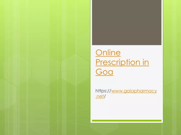 online prescription in goa
