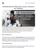 Understanding CSF Rhinorrhea: Causes, Symptoms, and Treatment - slide 1