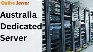 Australia Dedicated Server Hosting Secure and High-Performance Solutions