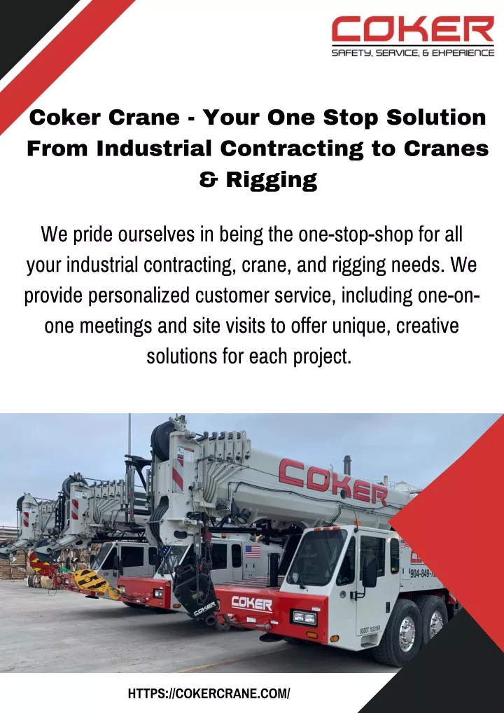 coker crane your one stop solution from