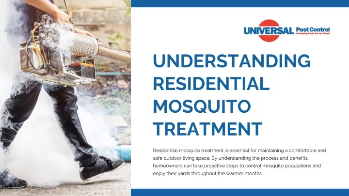 understanding residential mosquito treatment