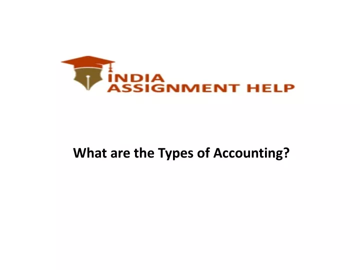 what are the types of accounting