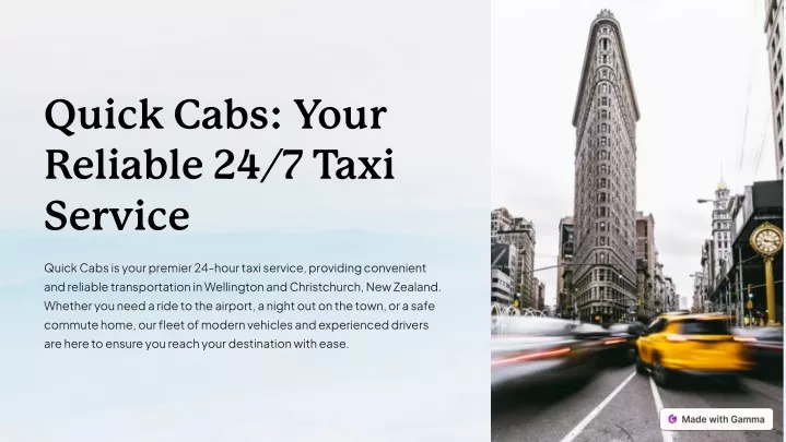 quick cabs your reliable 24 7 taxi service