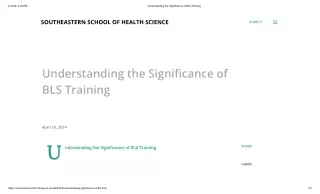 Understanding the Significance of BLS Training