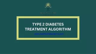 The Healthy Life Bariatrics algorithm for treating Type 2 diabetes