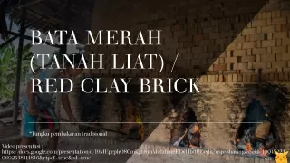 Bata merah_ tanah liat-Red clay brick