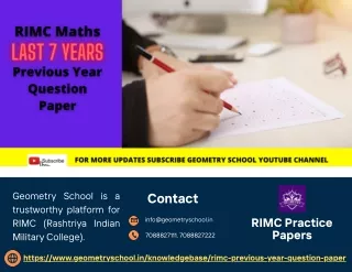Best RIMC Practice Papers For You