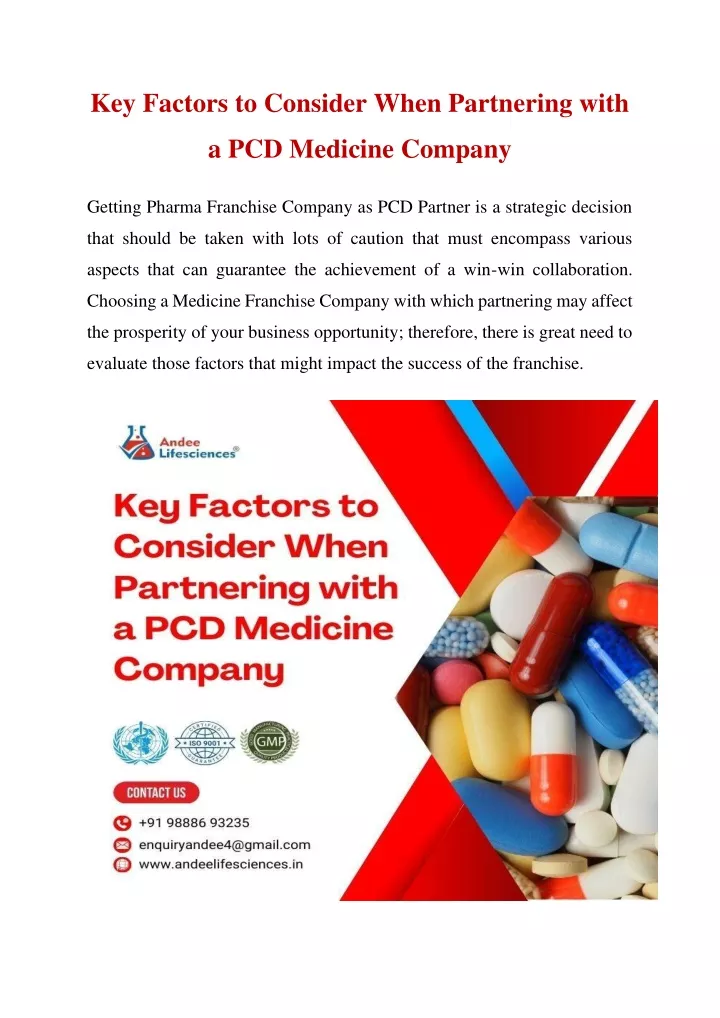 key factors to consider when partnering with