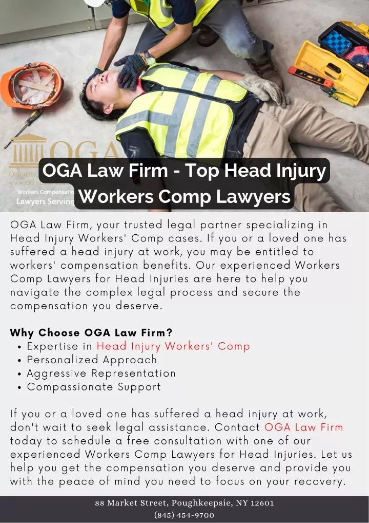 oga law firm top head injury workers comp lawyers