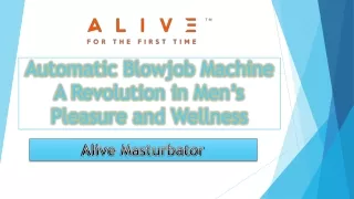 Automatic Blowjob Machine A Revolution in Men’s Pleasure and Wellness