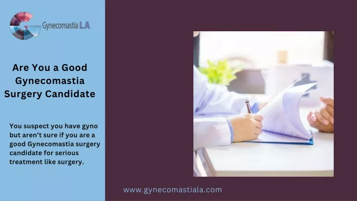 are you a good gynecomastia surgery candidate