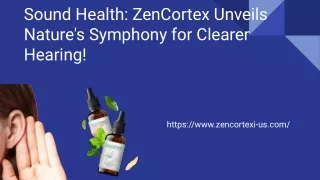 Unlock Auditory Brilliance with ZenCortex: Your Key to Clear, Vibrant Hearing!