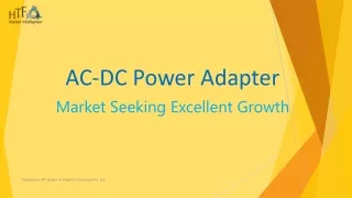 ac dc power adapter market seeking excellent growth