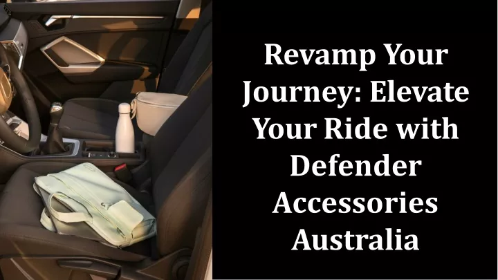 revamp your journey elevate your ride with