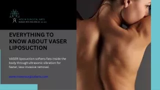 A comprehensive guide on VASER LIPOSURATION - moein surgical Arts