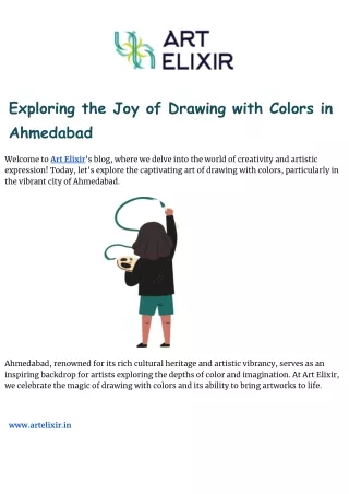 Drawing with colors in Ahmedabad