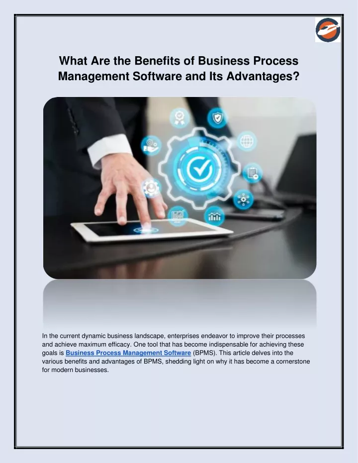 what are the benefits of business process