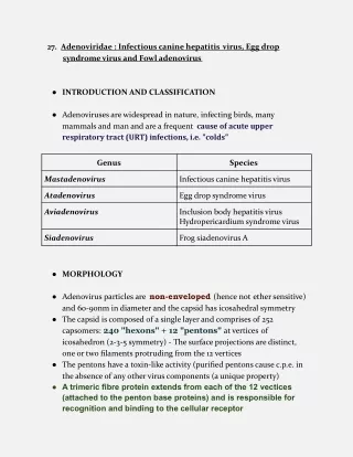 27. Adenoviridae