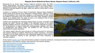 Discover Newport Dunes Waterfront Resort Beach | Camping, Fishing & More