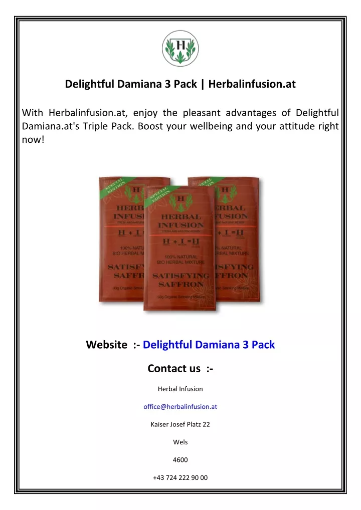 delightful damiana 3 pack herbalinfusion at