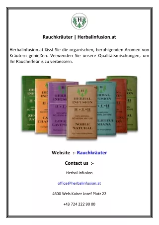 Rauchkräuter    Herbalinfusion.at