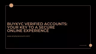 "Secure, Verified, Confident: The BuyKYC Way"